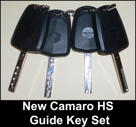 New: GM1 High Security Guide Key Set (8 cut) HU100 Camaro/Lacrosse/Equinox