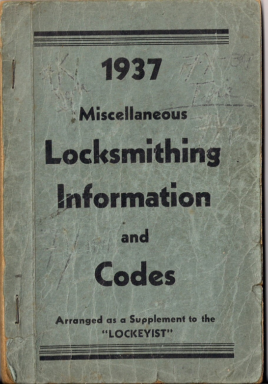 New: Antique 1937 Lockeyist Code Book!