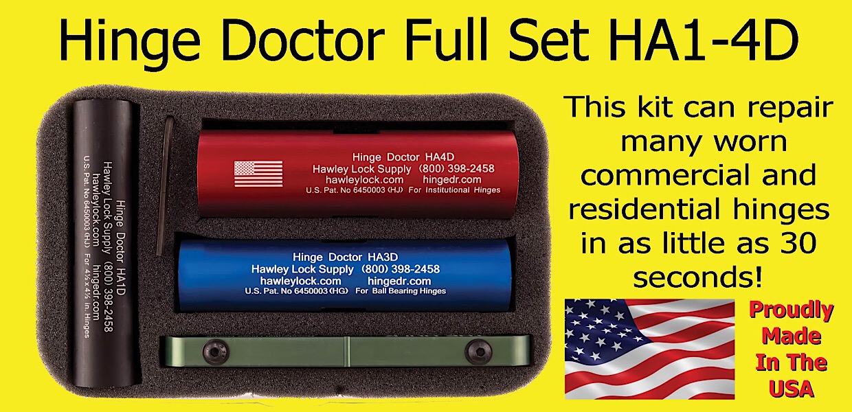 Sale: Hinge Doctor full set HA1234D, New Notched Version, with free case and updated