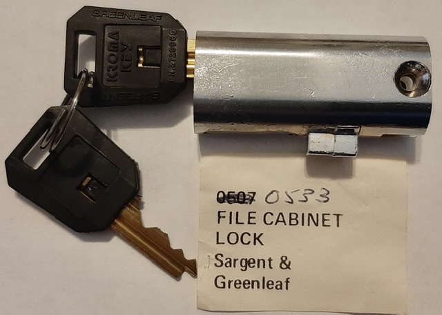Sargent and Greenleaf 0533 Filing Cabinet lock