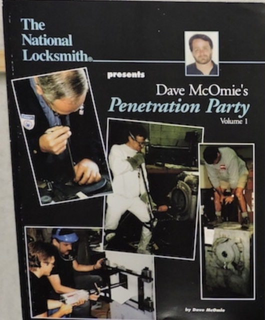 Dave McOmie’s Penetration Party Safe Book. Used. (Restricted to Locksmiths and Safe Techs)