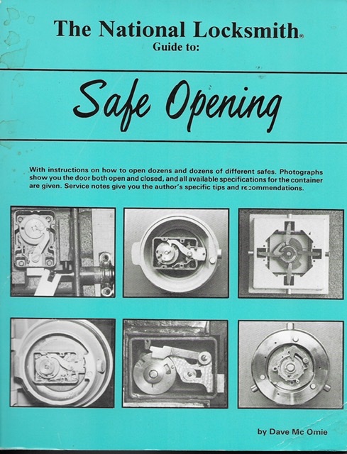 Dave McOmie Guide to Safe Opening Volume 1 (Restricted to lock/safe techs. Used.)