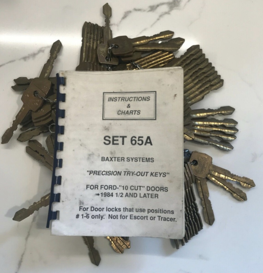 X237 Details about   New Baxter Systems Guide Key Set for Nissan/Subaru 10 cut X1-22185 FGK283