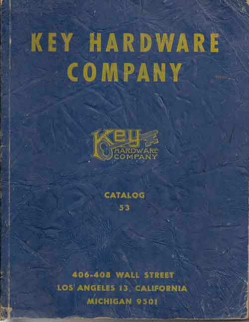 Used Antique Key Catalog (1953?)