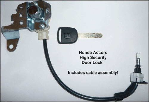 New: 2008+ Honda Accord HS door lock with cable assembly.