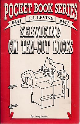 Servicing GM 10 Cut Locks by Jerry Levine Book (used #441)