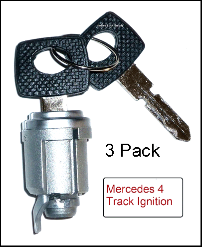 Mercedes 4 track ignition lock (3 pack)