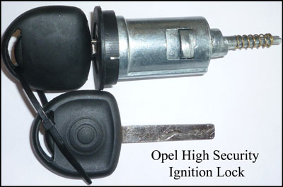 Opel High Security Ignition Lock