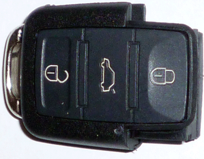VW 3 Button Remote Head Only